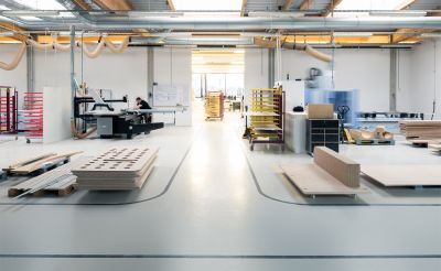 Unternehmen werkshalle